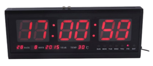 Digitale Wanduhr